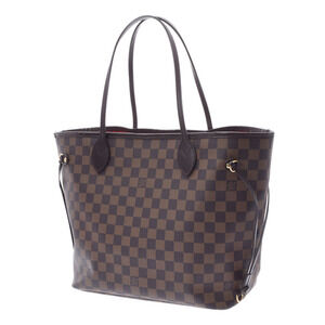Louis Vuitton Brown Canvas Neverfull Tote Bag Damier
